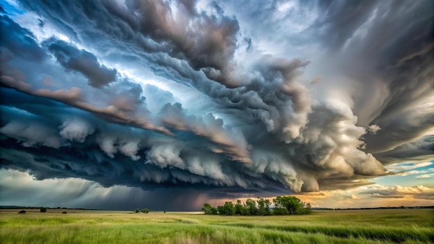 Stormy Cloud Nature Backdrop