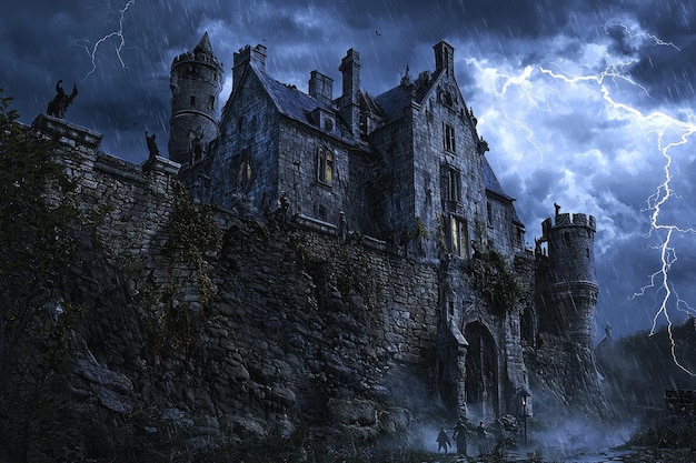 Stormy Night at the Castle