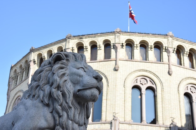 The Storting - the Norwegian Parliament in Oslo.