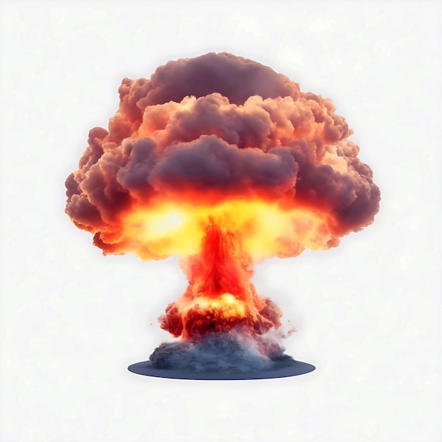 A strange cloud that looks like nuclear explosion Generative Ai