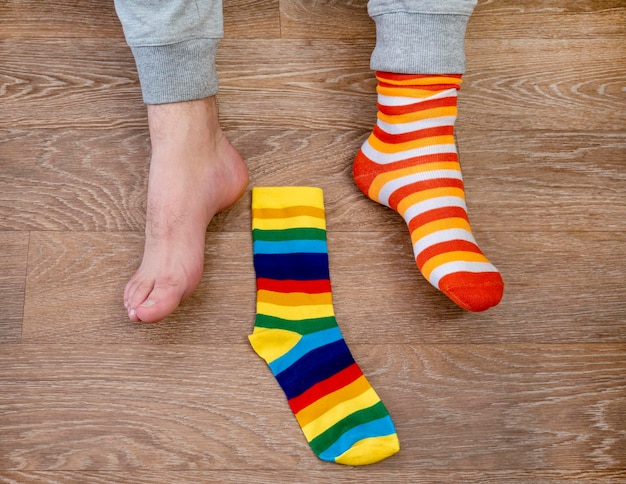 Strange Socks Day Lonely Sock Day Social problem of bullying Strange socks as a symbol Down syndrome