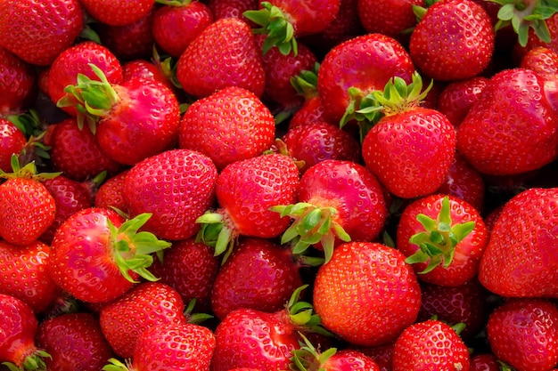 Strawberries background Strawberry Food background