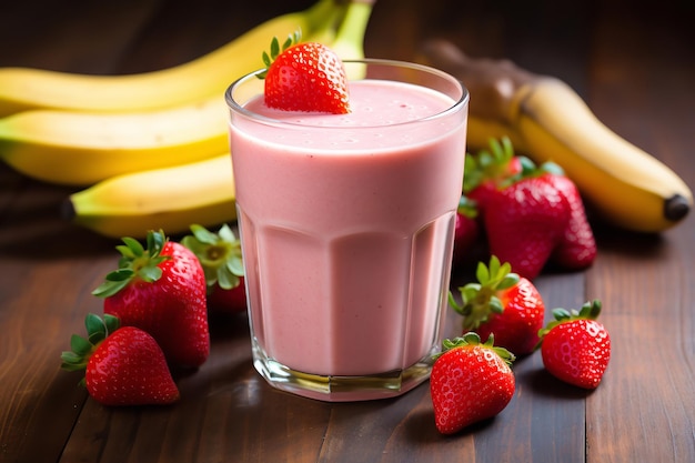 Strawberry Banana Smoothie Healthy Snacks Food