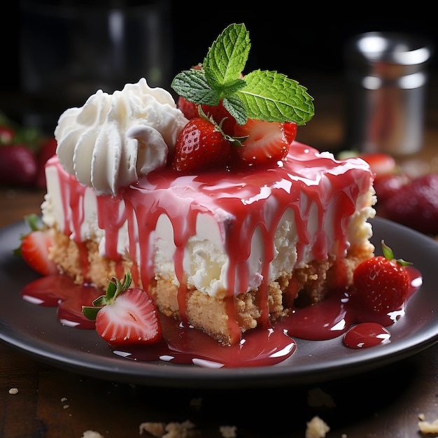 Strawberry cheesecake