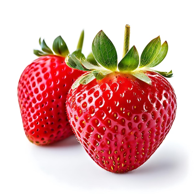 A strawberry field holds many attractive strawberries Photorealistic