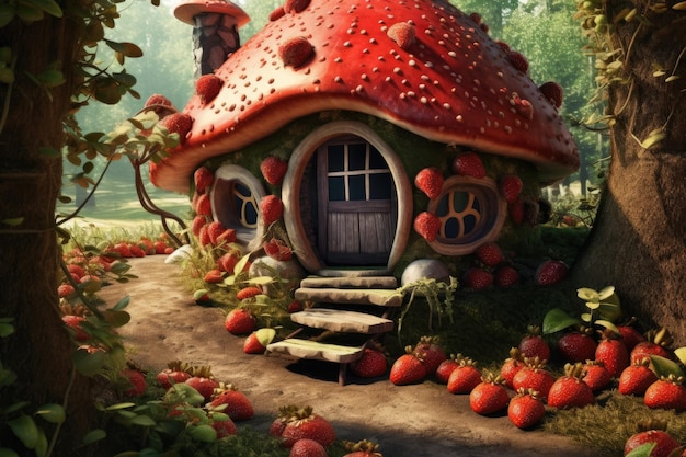 Strawberry Fields Forever A House Made of Fresh Berries