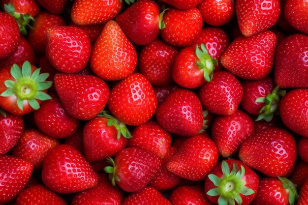 Strawberry Fresh organic strawberries Fruit background