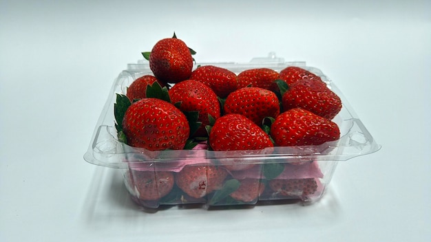 Strawberry isolated Strawberries on white