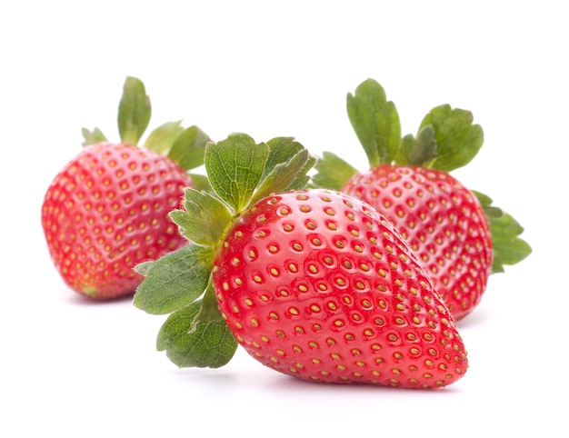 Strawberry isolated on white background cutout