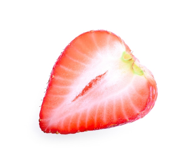 Strawberry isolated on white background.