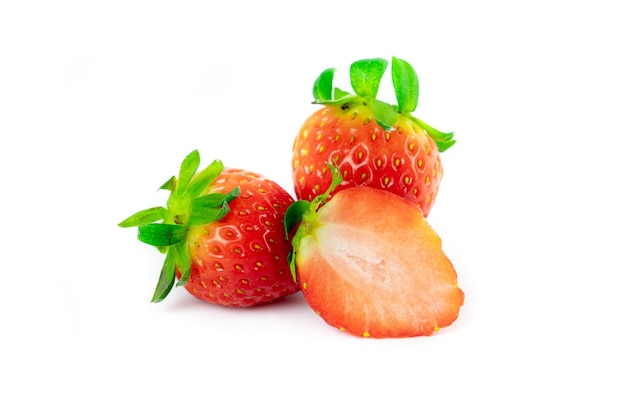 Strawberry isolated on white background