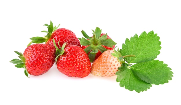 Strawberry isolated on white