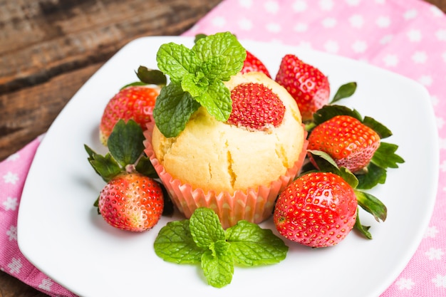 Strawberry Muffin