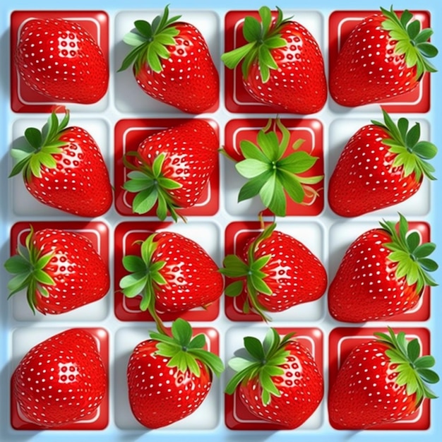 strawberry pattern