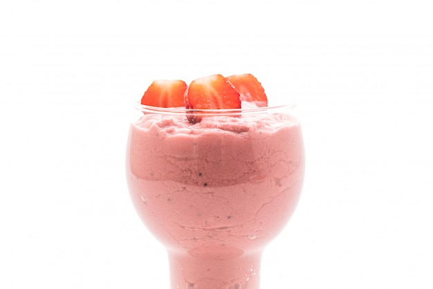 strawberry smoothies milkshake