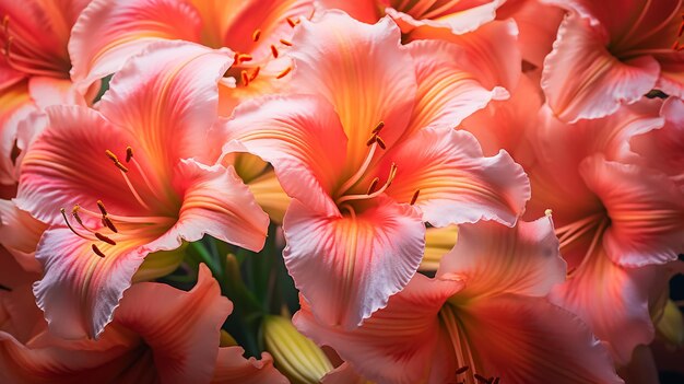 Strawberry Swirl Daylily Flowers Hemerocallis