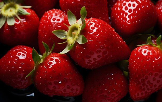 Strawberrys pattern background