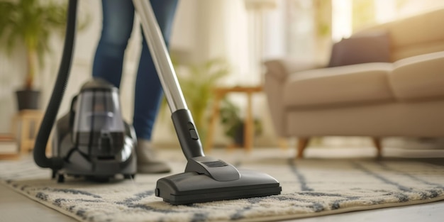 Streamlining Living Room Cleaning With An Electric Vacuum Cleaner