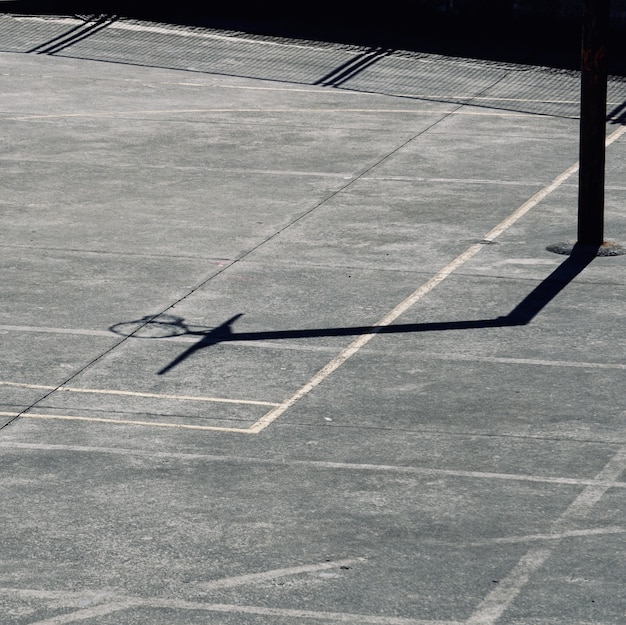 street basket court in Bilbao city, Spain