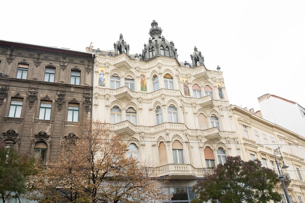 Street in Budapest, Hungary.