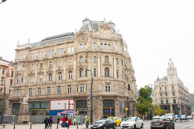 Street in Budapest, Hungary.