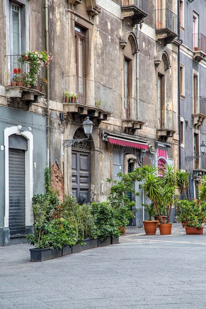 Street in Catania Italy