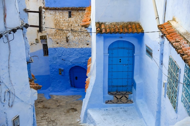 Street in Chefchaouen Morocco