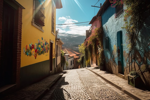 A street in the city of guanajuato