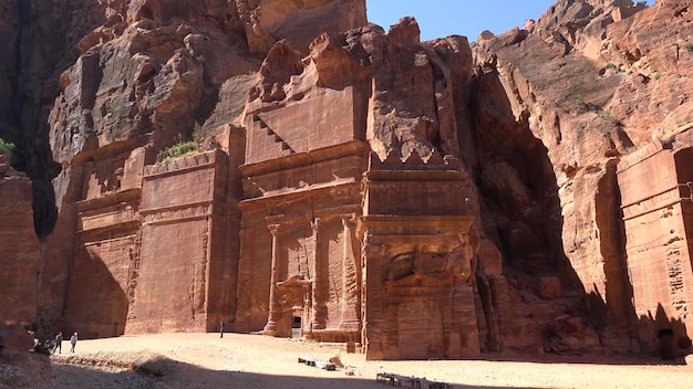 Street of Facades in Petra  Jordan World Heritage Site