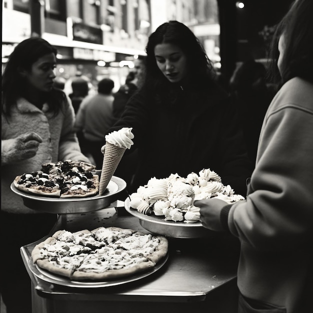 Photo street food feast