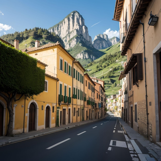 street in Italy old town