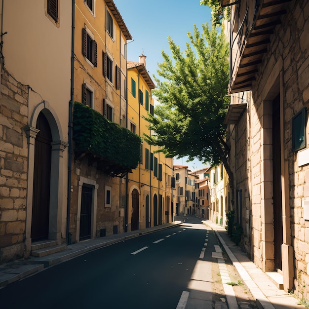 street in Italy old town