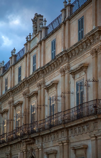 Street in Noto Sicily Italy