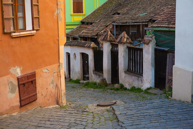 A street in the old town of cesky krumlov