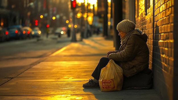 Photo street photo of a vulnerable woman captured in 2019