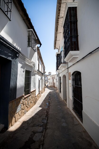 Street of Villaluenga del Rosario White Towns Cadiz Spain