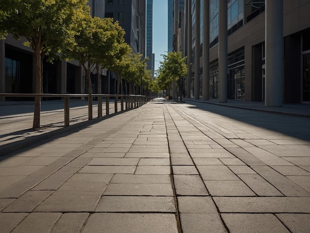 Photo a street with a building that has a sign that says  the word  on it