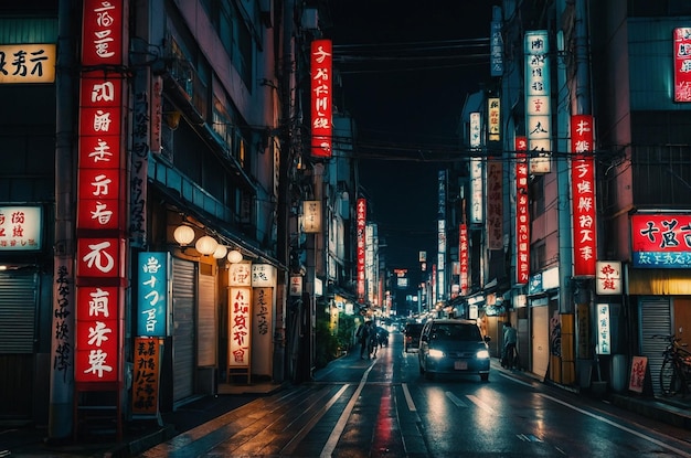 Photo a street with a sign that says  hotel  on it