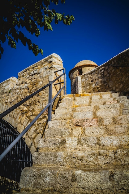 streets and architecture along the Mediterranean coastal town in Spain