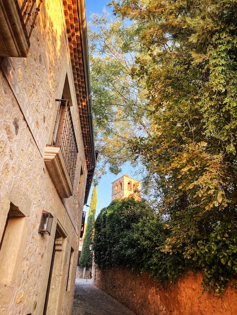 Streets of Pedraza in Segovia, Castilla y Len, Spain. Pedraza, medieval walled town