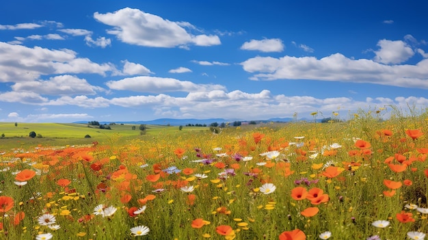 Stretching as Far as the Eye Can See A Vast Meadow