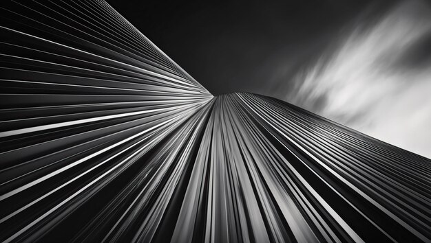 Photo striking abstract lines and angles create a modern architectural atmosphere