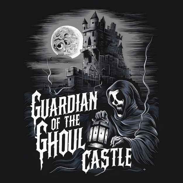 a striking gothic t shirt design