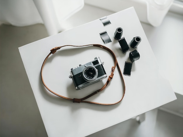 A striking photo with a pure white background showcasing a simple yet elegant composition