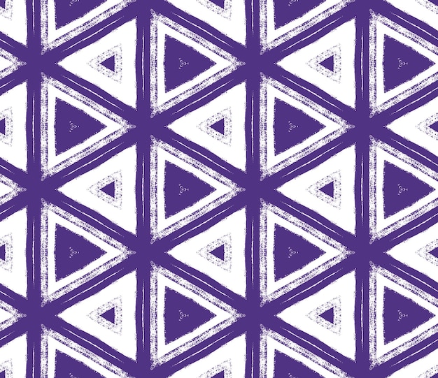 Striped hand drawn pattern Purple symmetrical