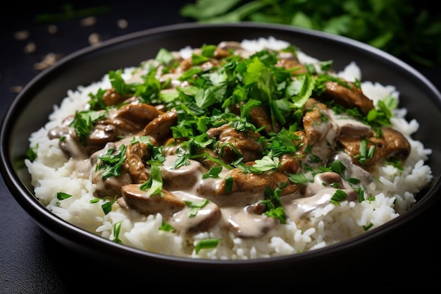 Stroganoff with Fresh Herbs