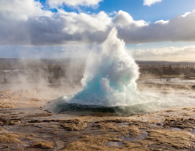 Strokkur geysir Iceland