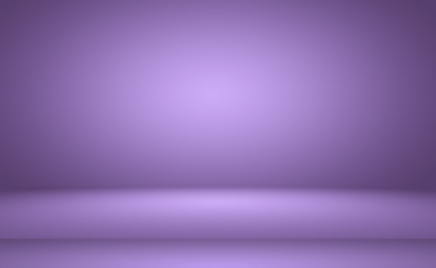 Studio background concept  abstract empty light gradient purple studio room background for product p...