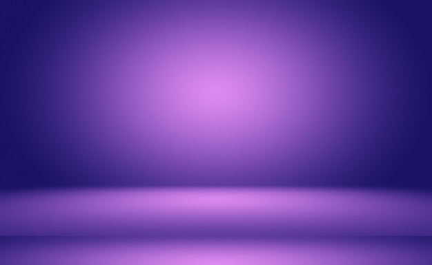 Studio Background Concept - abstract empty light gradient purple studio room background for product. Plain Studio background.