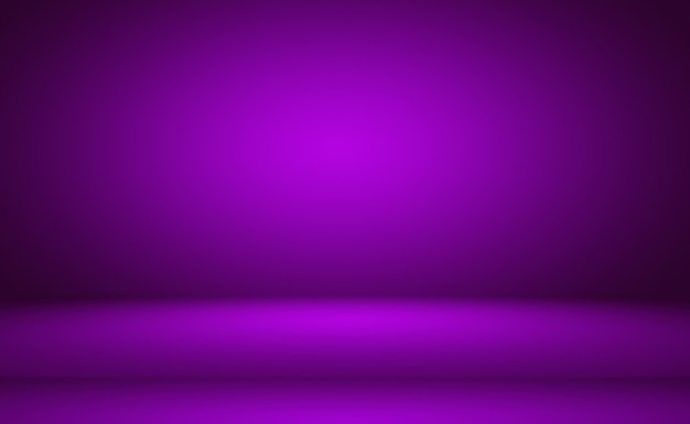 Studio Background Concept - abstract empty light gradient purple studio room background for product. Plain Studio background.